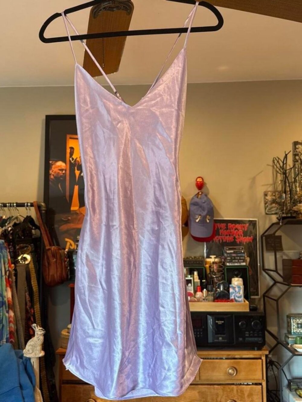 Victoria's Secret Women's Pink and Purple Dress